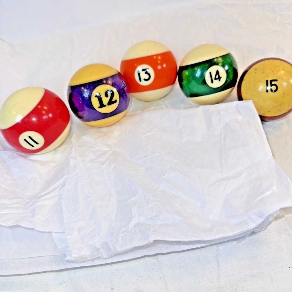 Genuine Pool Balls 11/12/13/14/15 Billiard Replacement Balls-5